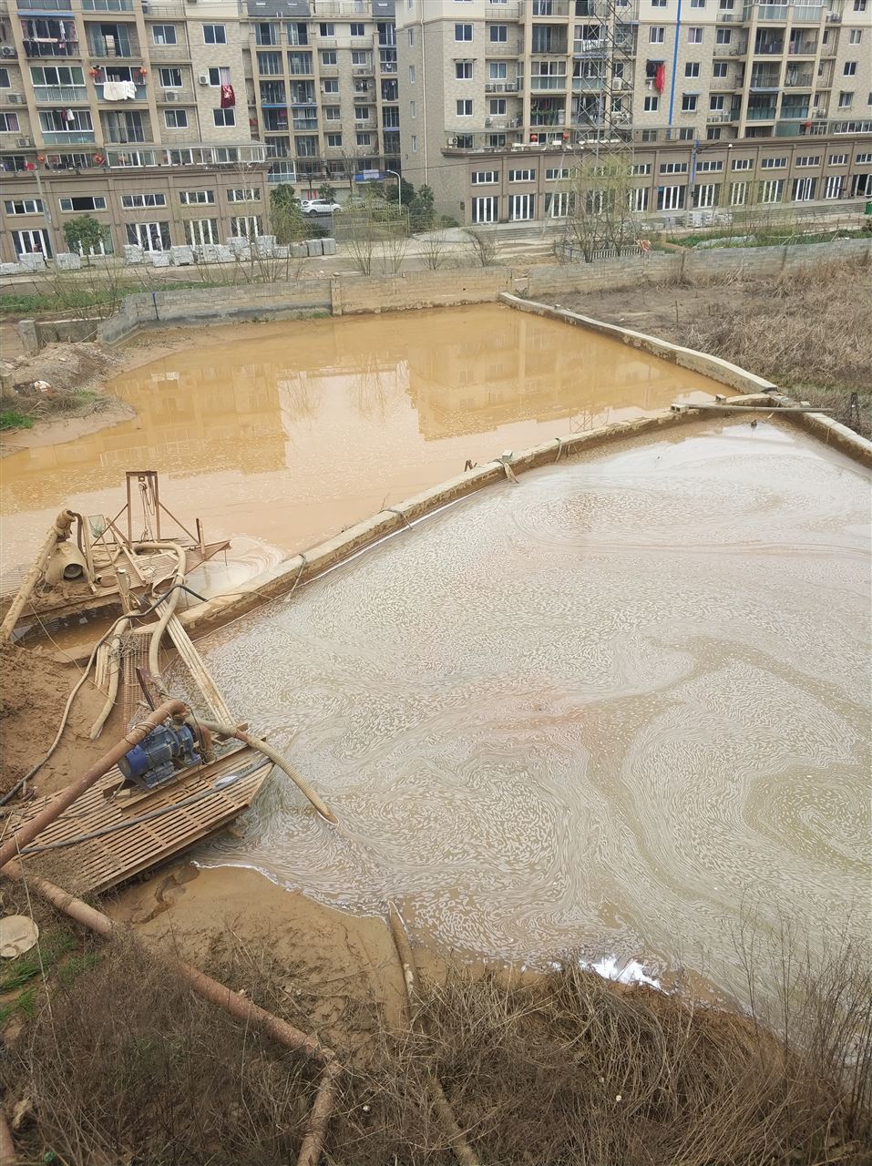 山海关沉淀池淤泥清理-厂区废水池淤泥清淤