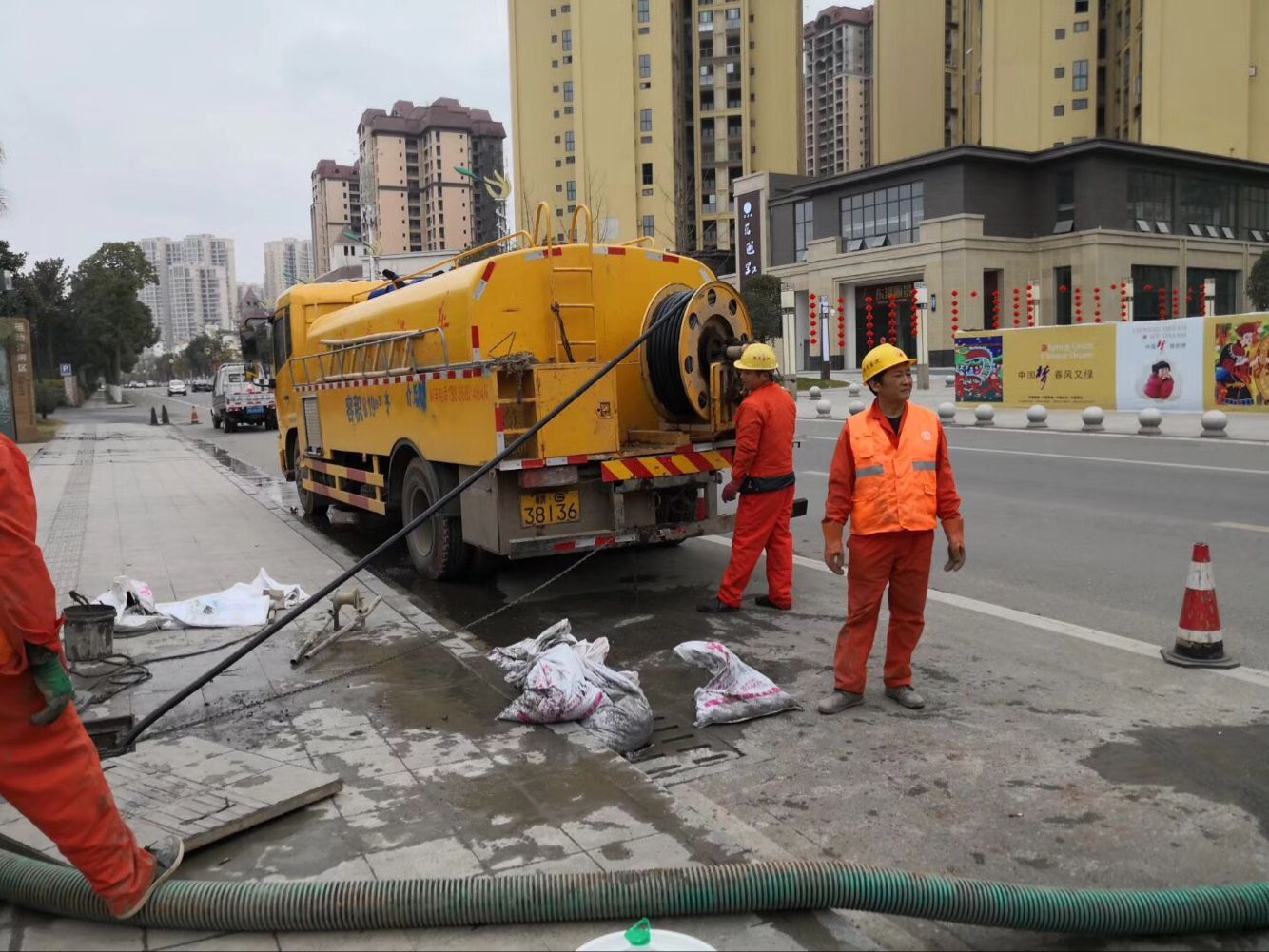 山海关排污管道清淤-管道清洗